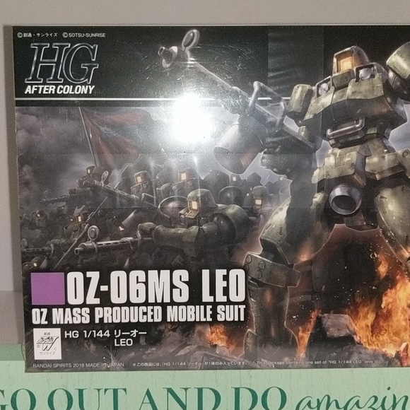 🎀 BANDAI 🎀 OZ-06MS Leo Mobile Suit Japan Model Kit NEW AUTH 🎀 - Picture 2 of 11